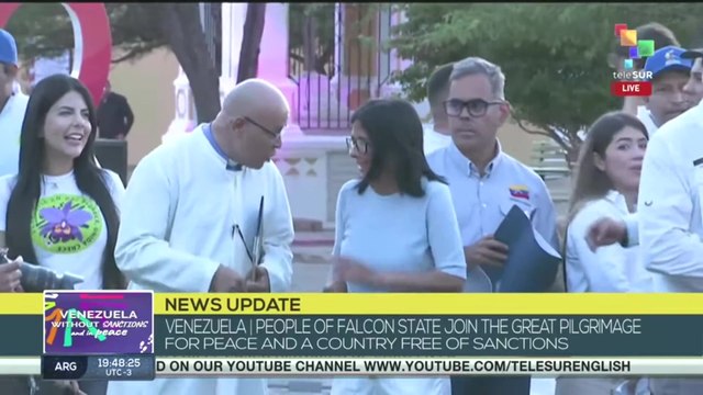 Acting pres. joins people in Falcon State as part of the Great Pilgrimage against sanctions