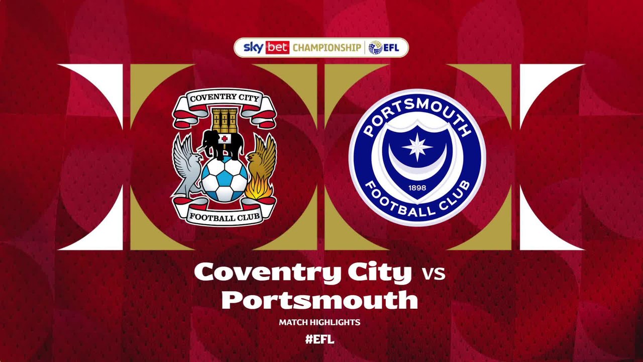 Coventry City vs Portsmouth