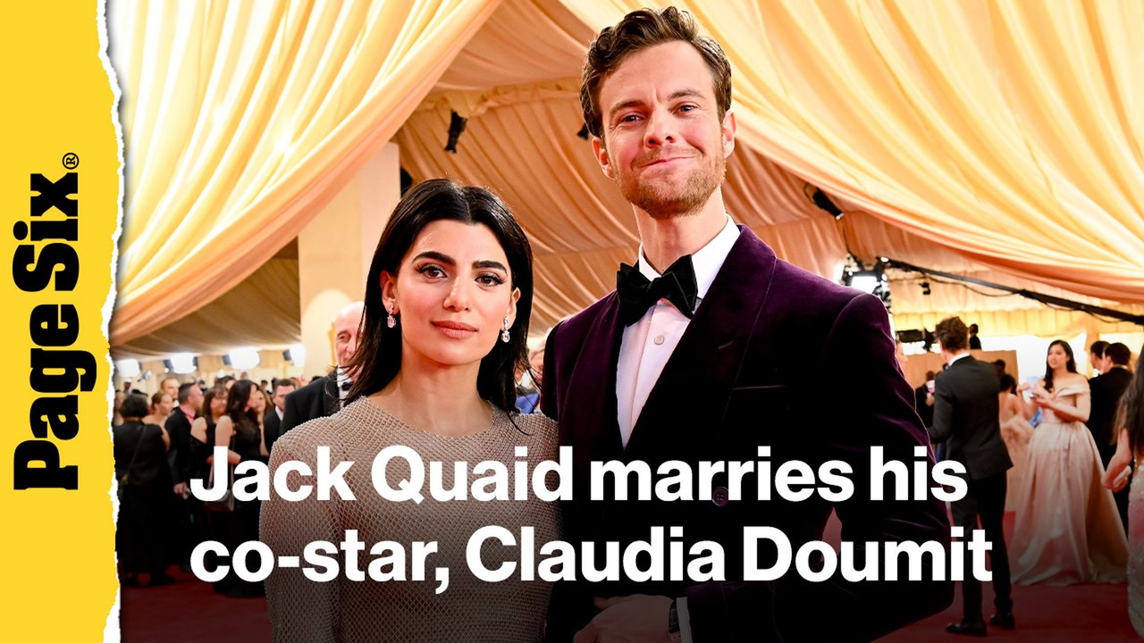 Jack Quaid marries his 'The Boys' co-star Claudia Doumit: report
