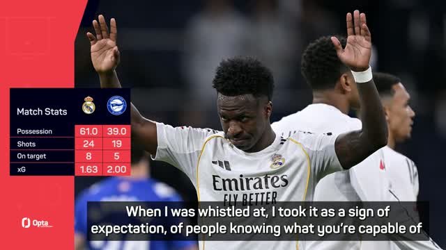 Boos for Vinicius just part of expectation at Real Madrid - Arbeloa