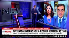 Governador interino do RJ bloqueia R$ 730 milhões aprovados no fim da gestão Castro
