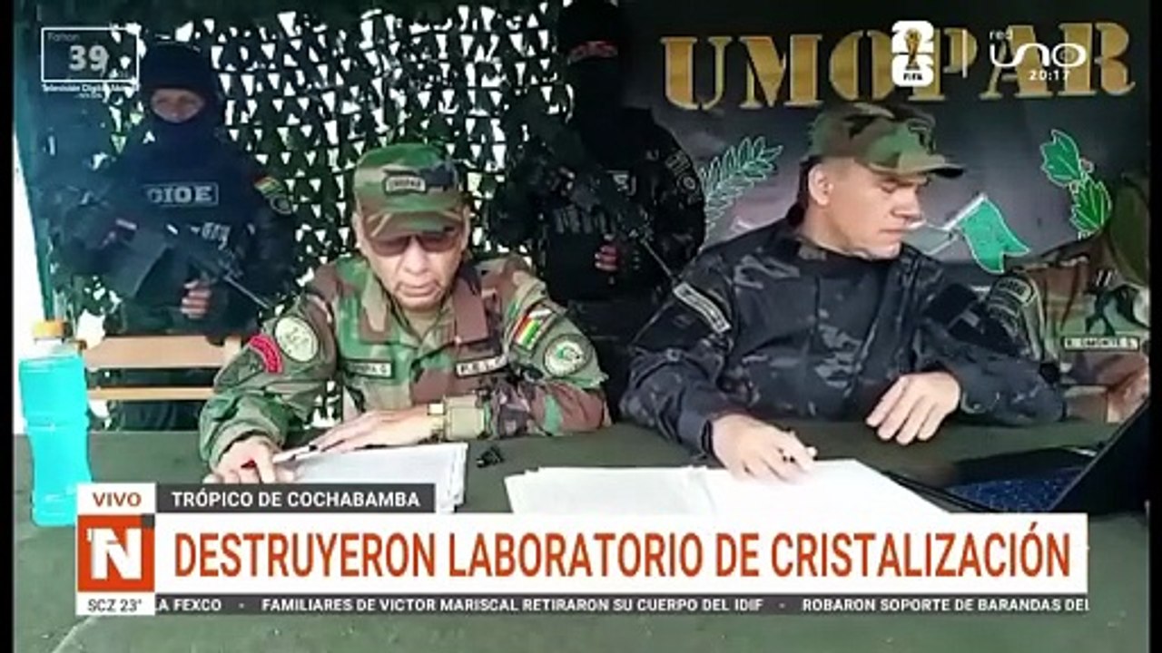 5 OPERATIVOS ANTIDROGA CBBA