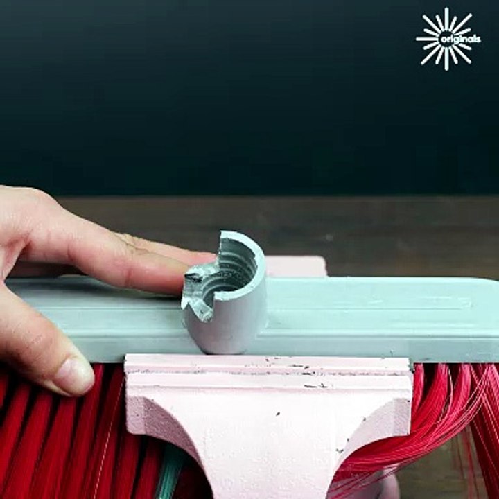 Genius magnetic broom magic 🧹