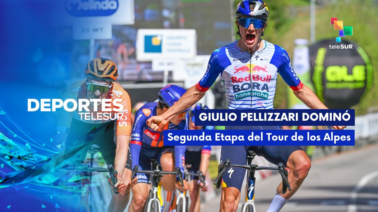 DEPORTES TELESUR | Giulio Pellizzari logró el liderato de la general 2° Etapa del Tour de los Alpes 15-04-2026
