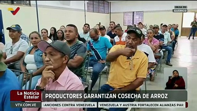 Productores de Monagas garantizan la cosecha de 16 millones de kilos de arroz