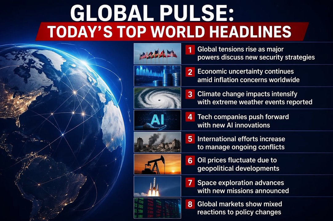 “Global Pulse: Today’s Top World Headlines” - video Dailymotion