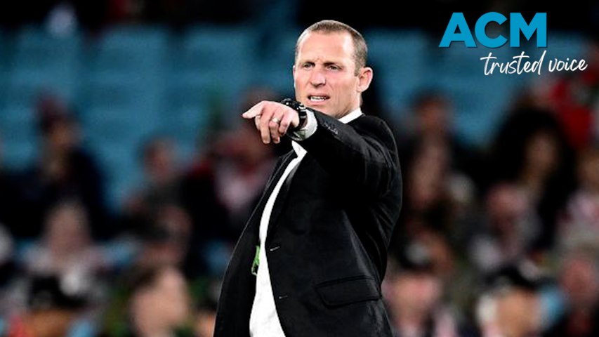 Souths Sydney Rabbitohs players Cameron Murray and Alex Johnston have backed Ben Hornby to take over at St George. Video via AAP
