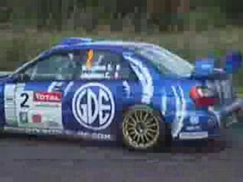Eric Brunson Subaru Impreza S8 WRC rallye du limousin 2008
