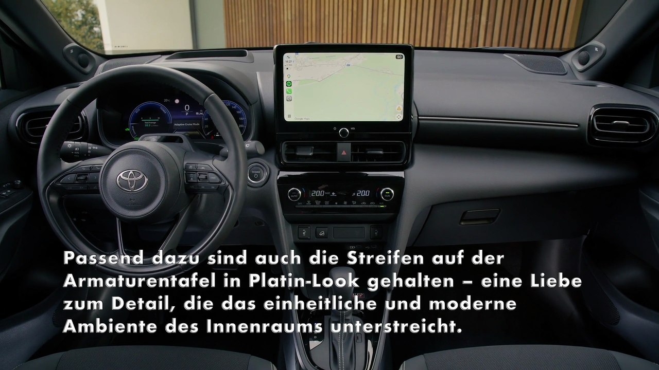 Der überarbeitete Toyota Yaris Cross - Das Interieurdesign