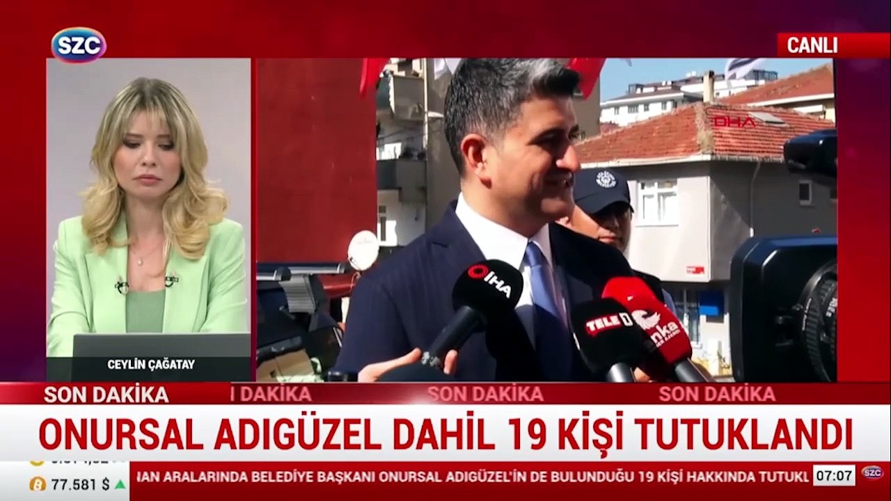 Ataşehir Belediye Başkanı Onursal Adıgüzel tutuklandı