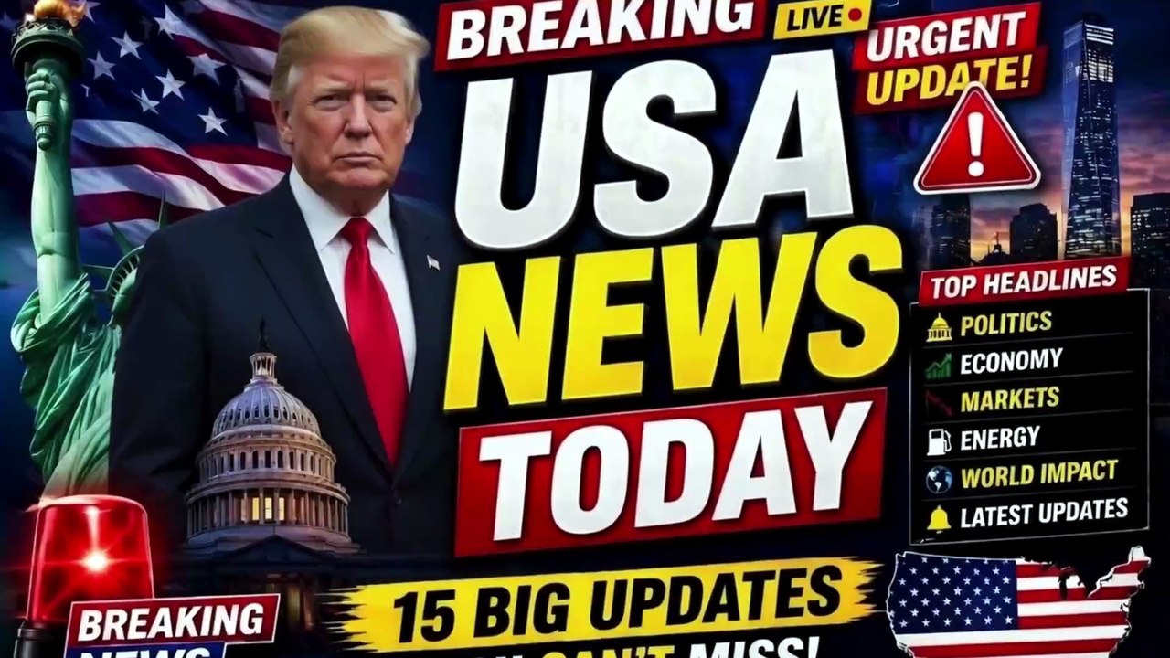 🚨 USA Breaking News Today: Shocking Updates You Can’t Miss 🇺🇸⚡🔥