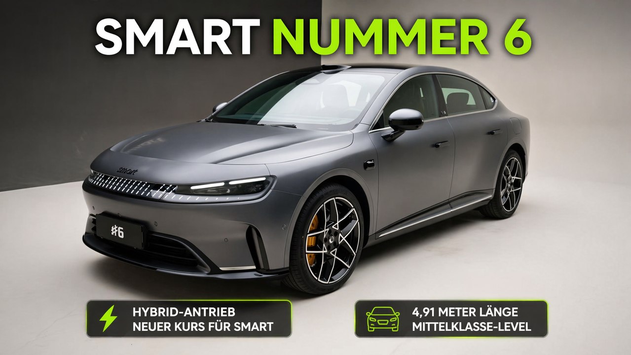 smart #6 Premiere: Mehr Luxus, mehr Technik, mehr Reichweite