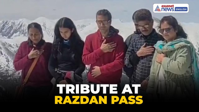 Tourists Pay Heartfelt Tribute to Pahalgam Attack Victims at Razdan Pass
