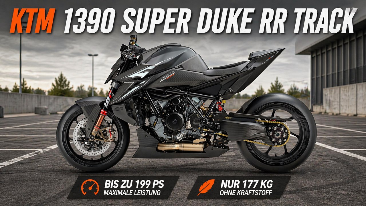 2026 KTM 1390 Super Duke RR Track im Detail: Technik, Leistung, Limitierung