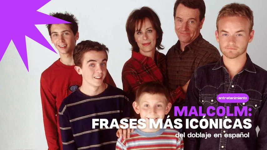 Malcolm el de en medio: cast dice frases en español