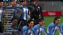 Argentina vs Brazil PES 3 Classic Gameplay - fix
