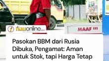 Pasokan BBM dari Rusia Dibuka, Pengamat: Aman untuk Stok, tapi Harga Tetap Bergantung Minyak Dunia