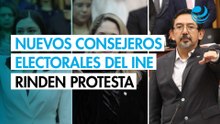 Nuevos integrantes del Consejo Electoral del INE rinden protesta ante Guadalupe Taddei