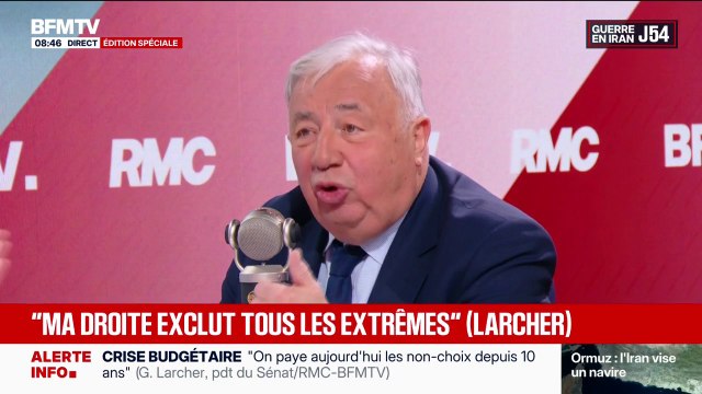 Le Parti socialiste appartient à l'opposition au Sénat , rappelle Gérard Larcher, président du Sénat