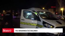Yol kenarında ölü bulundu