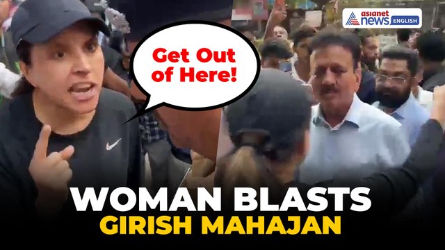 Mumbai Traffic Chaos: Woman Confronts Minister Girish Mahajan During BJP Rally | VIRAL