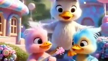 Cute kids duckling cartoon dancing fun video 2026