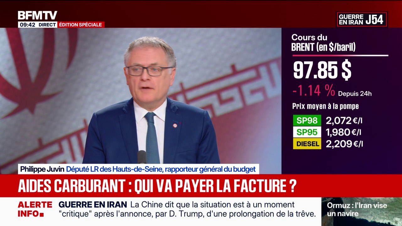 Crise du carburant: "Il me semble qu'on est dans une crise qui va durer beaucoup plus longtemps", dit Philippe Juvin, député LR et rapporteur général du budget