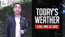 Today's Weather, 5 P.M. | Apr. 22, 2026