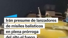 Irán presume de misiles balísticos en pleno alto el fuego