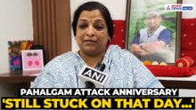 Pahalgam Attack Anniversary: Victim Santosh Jagdale's Wife Gets Emotional