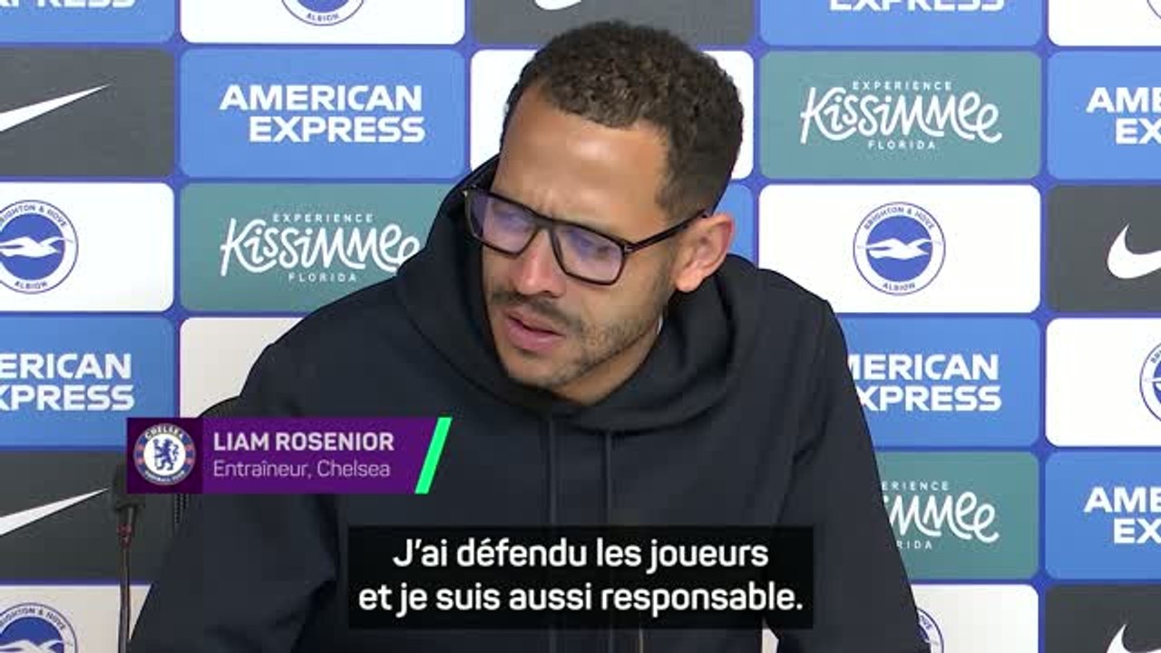 Chelsea - Rosenior fracasse son équipe : "Inacceptable"