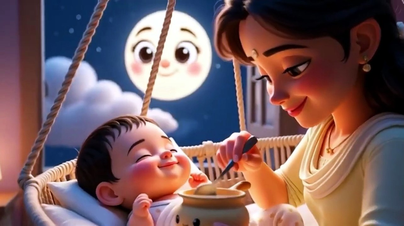 चंदा मामा दूर के _ हिंदी कविता _ Traditional Hindi Nursery Rhyme