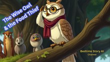 The Wise Owl and the Food Thief  🍜 🍲 Bedtime Story for Kids 📚