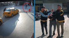 Satırla bir saatte 3 kişiyi yaraladı!