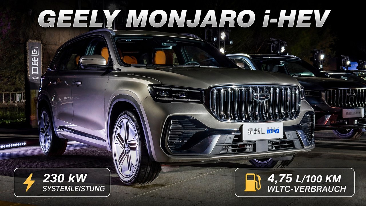 2026 Geely Monjaro i-HEV Hybrid-SUV startet stark in China