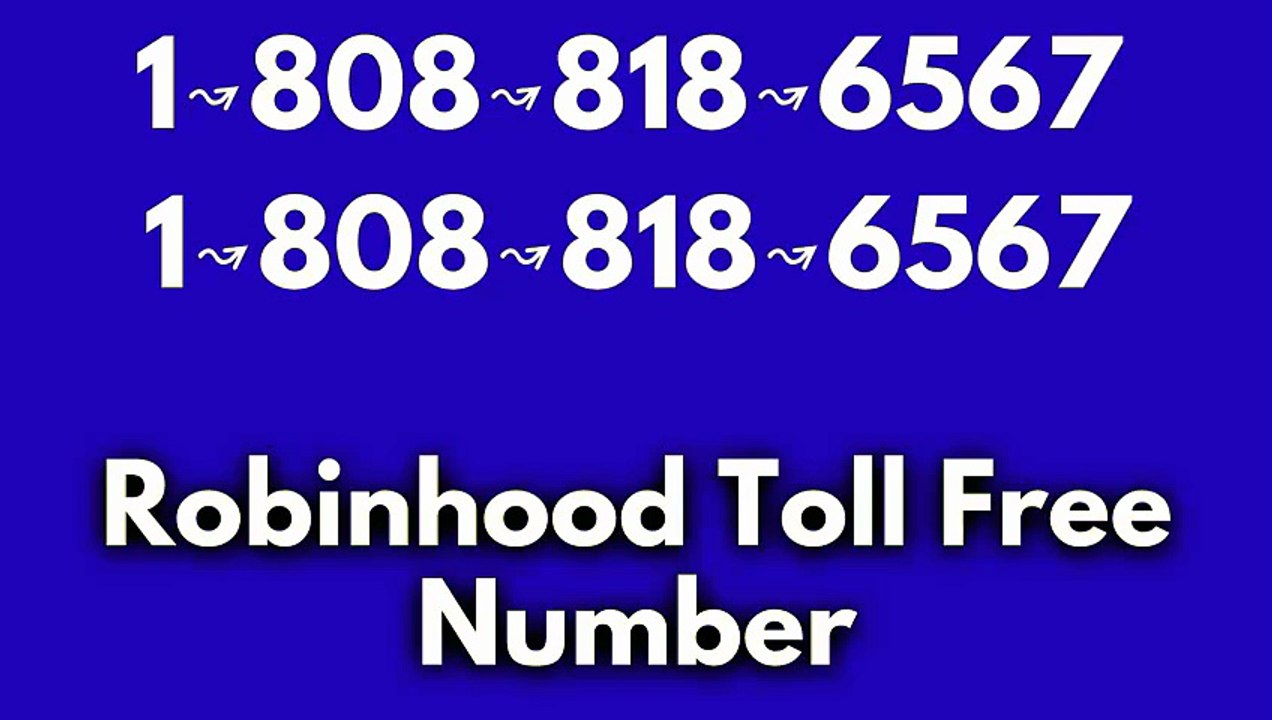 [JUST SECURE] Robinhood® CUSTOMER CARE© SUPPoRT℗ Phone NuMber (OfficiAl)