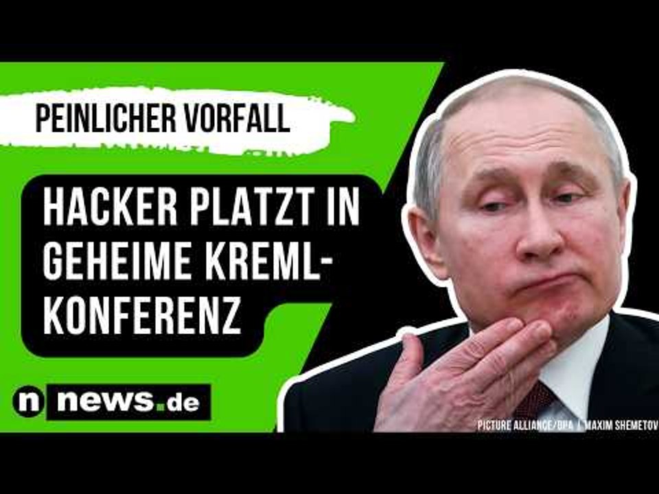 Wladimir Putin: Peinlicher Vorfall in Moskau - Hacker platzt in geheime Kreml-Konferenz