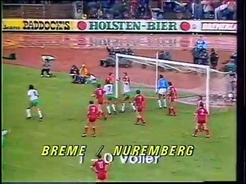 BREME - NUREMBERG - 1985 - SAISON 1985/1986 -