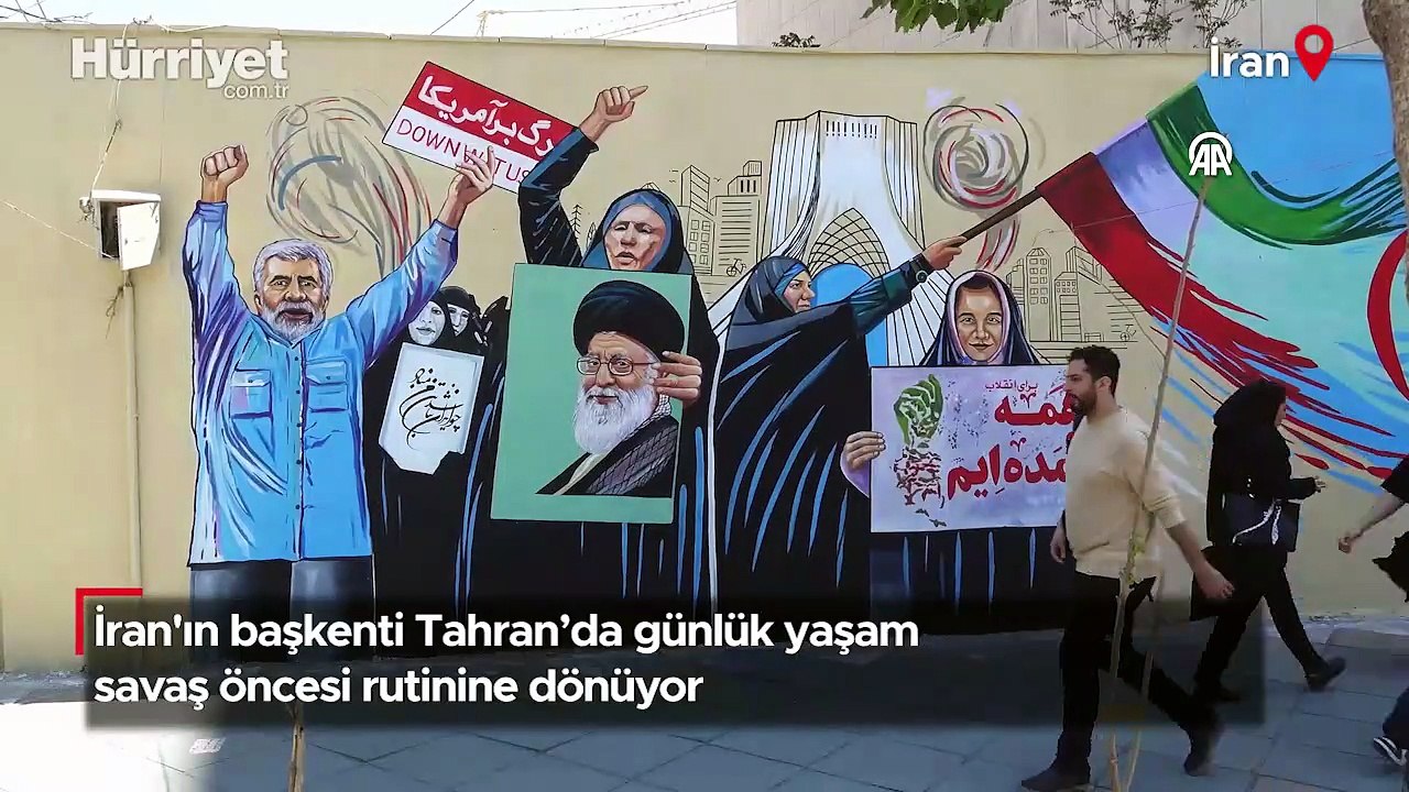 İran'ın başkenti Tahran’da günlük yaşam savaş öncesi rutinine dönüyor
