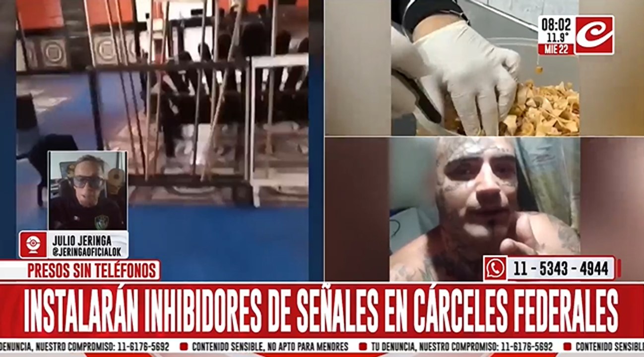 Presos sin teléfonos: el Gobierno bloqueará el uso de dispositivos en las cárceles federales
