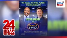 Steve Harvey, pinuri ang ‘Family Feud PH’; Dingdong Dantes, grateful na makausap ang Hollywood star | 24 Oras