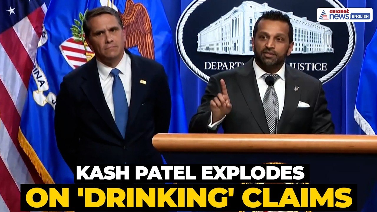 Kash Patel vs Media Storm | $250M Lawsuit Over ‘Drinking’ Claims Explodes