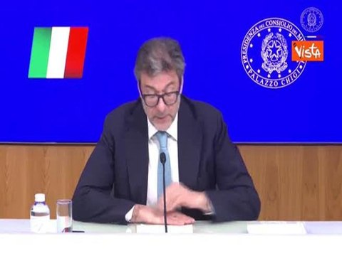 Approvato il Def, Giorgetti: Abbiamo adeguato il Pil, nel 2026 da +0,7% a +0,6%