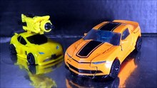 TRANSFORMERS: Age of Extinction Evolution 2-Pack BUMBLEBEE Canadia' Reviewer Ep.174