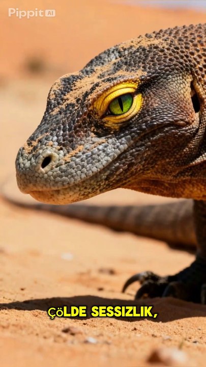 Çöl'de Deve ile Komodo Ejderi'nin Savaşı