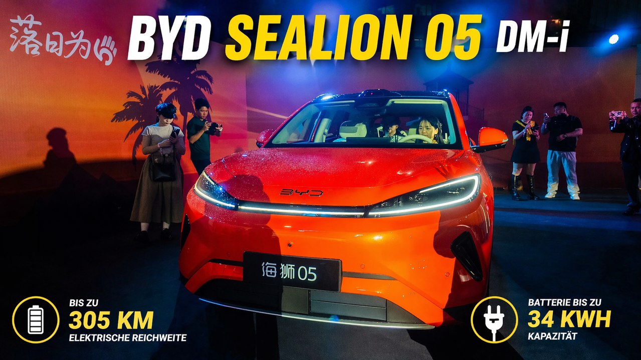 2027 BYD Sealion 05 DM-i: SUV fährt 305 km rein elektrisch