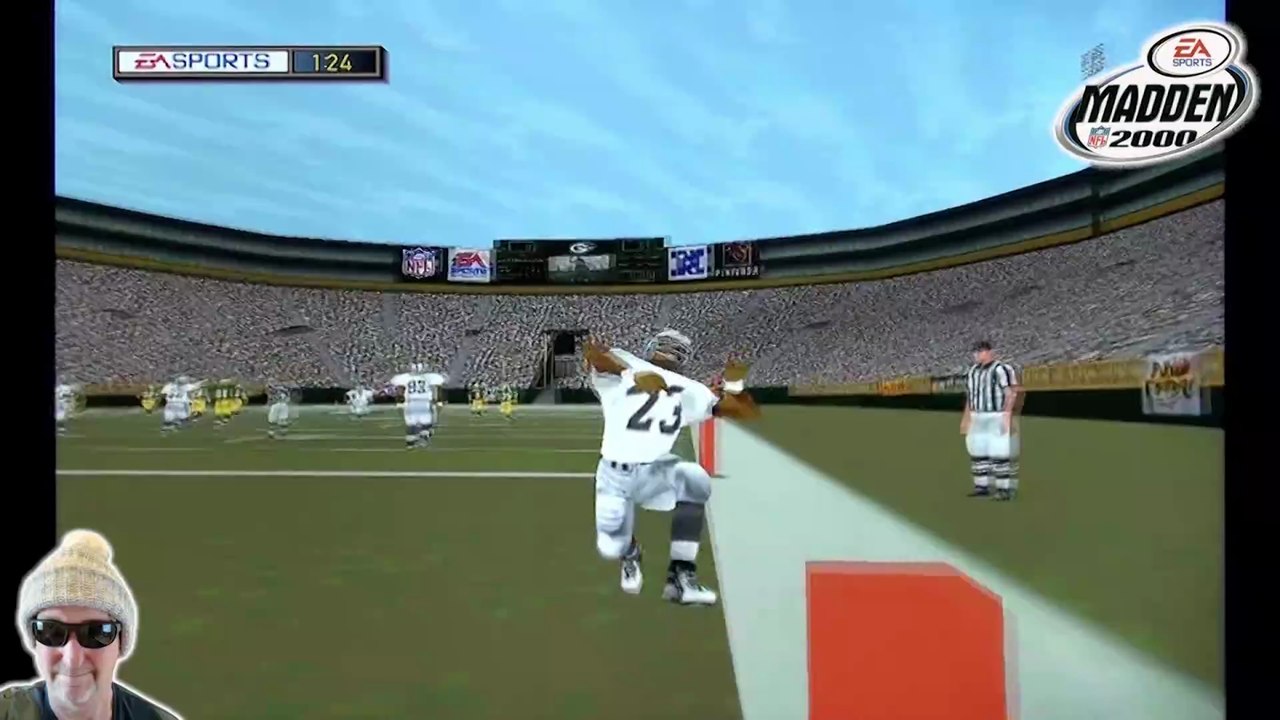 Madden NFL 2000: Oakland Raiders CB Darrien Gordon's Punt Return TD Shreds Packers