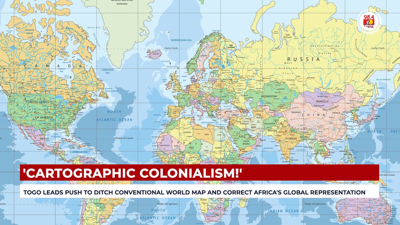 Togo leads push to ditch conventional world map and correct Africa's global representation