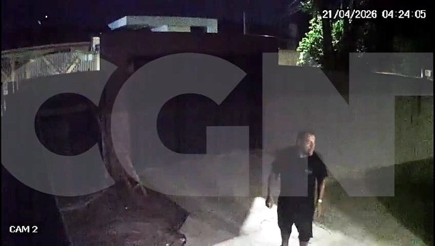 Câmeras flagram furto de bicicleta em residência no Maria Luiza