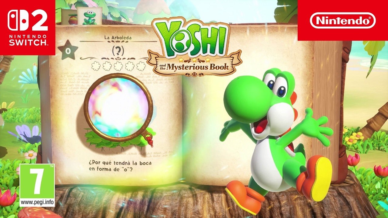 Yoshi and the Mysterious Book - Tráiler Fecha de Lanzamiento